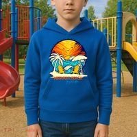 Miramar Beach Sunset Florida Vacation Couples Family Group Great Gift Kids Hoodie thumb 2