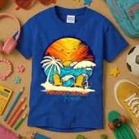 Miramar Beach Sunset Florida Vacation Couples Family Group Great Gift Kids T-Shirt thumb 3