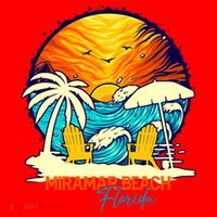 Miramar Beach Sunset Florida Vacation Couples Family Group Great Gift Santa Hat thumb 1
