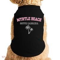 Myrtle Beach South Carolina Souvenir Palm Tree Holiday Doggie Tank thumb 0