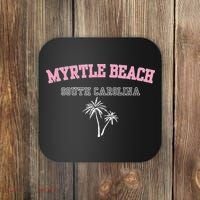 Myrtle Beach South Carolina Souvenir Palm Tree Holiday Coaster thumb 0