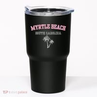 Myrtle Beach South Carolina Souvenir Palm Tree Holiday Tumbler thumb 0