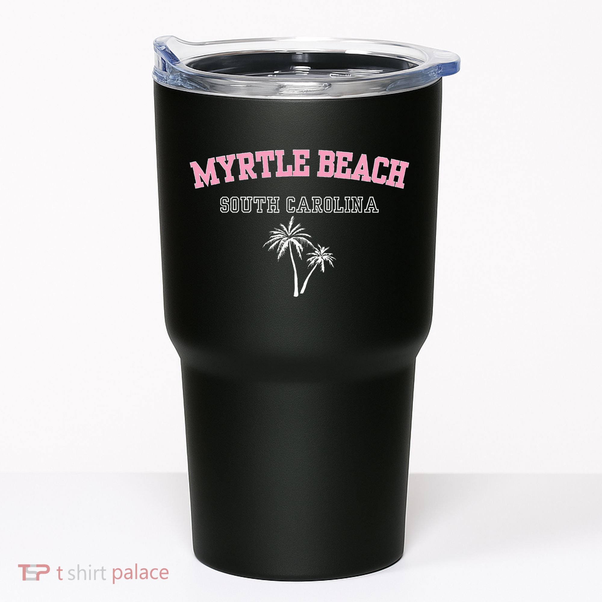 Myrtle Beach South Carolina Souvenir Palm Tree Holiday Tumbler