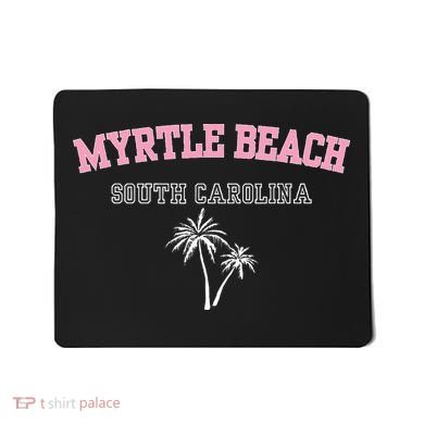 Myrtle Beach South Carolina Souvenir Palm Tree Holiday Mousepad