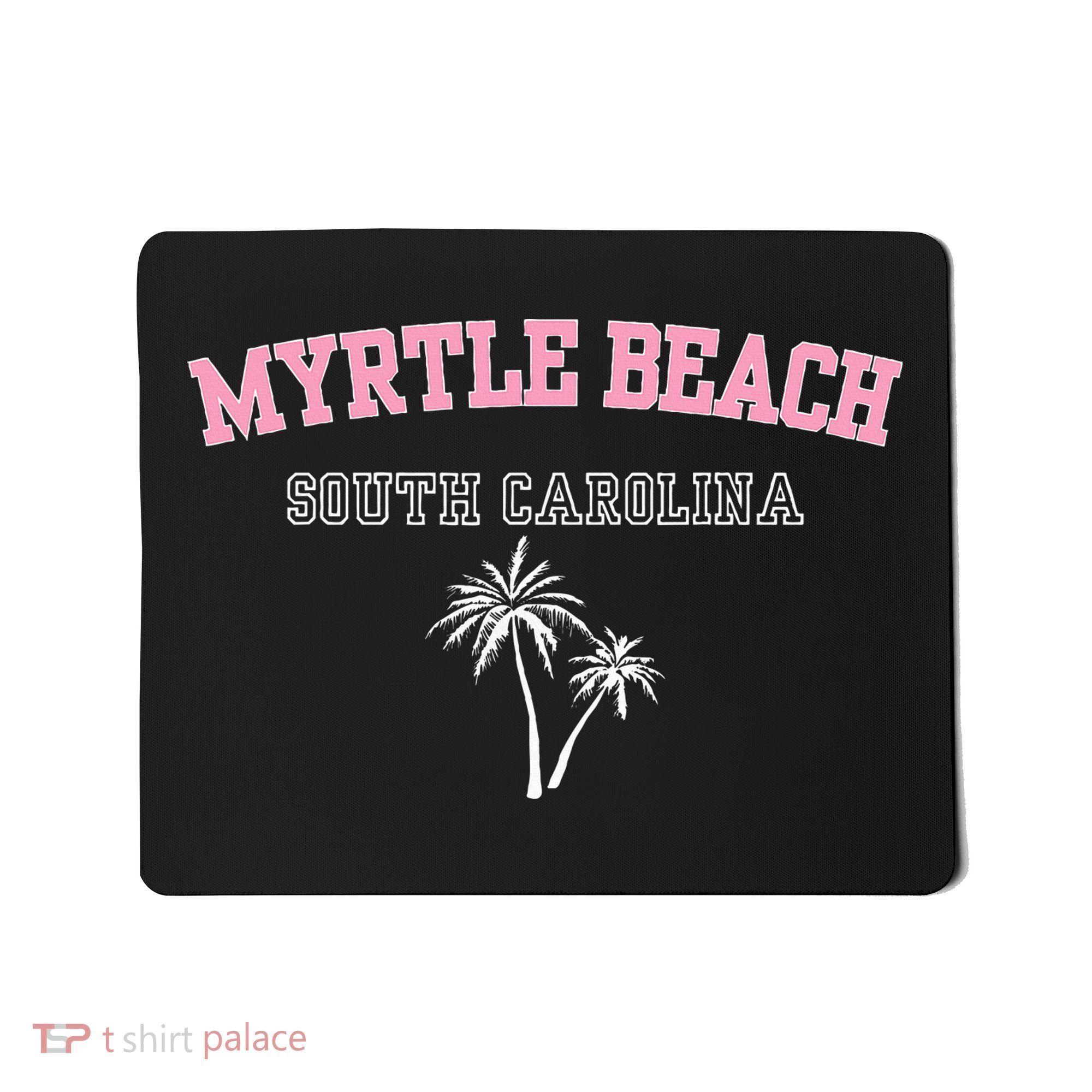 Myrtle Beach South Carolina Souvenir Palm Tree Holiday Mousepad