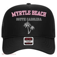 Myrtle Beach South Carolina Souvenir Palm Tree Holiday Hat thumb 0