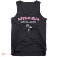 Myrtle Beach South Carolina Souvenir Palm Tree Holiday Tank Top thumb 0