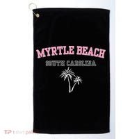 Myrtle Beach South Carolina Souvenir Palm Tree Holiday Golf Towel thumb 0