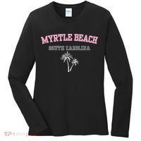 Myrtle Beach South Carolina Souvenir Palm Tree Holiday Women's Long Sleeve Shirt thumb 0