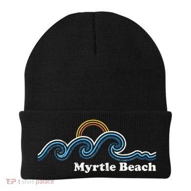 Myrtle Beach South Carolina Sc Sufing Waves Sunset Beanie
