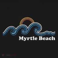 Myrtle Beach South Carolina Sc Sufing Waves Sunset Women's Hoodie thumb 2