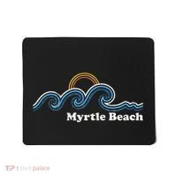 Myrtle Beach South Carolina Sc Sufing Waves Sunset Mousepad thumb 0