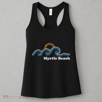 Myrtle Beach South Carolina Sc Sufing Waves Sunset Women's Tank Top thumb 3
