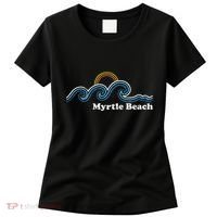 Myrtle Beach South Carolina Sc Sufing Waves Sunset Women's T-Shirt thumb 0