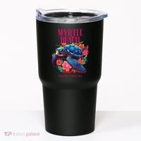 Myrtle Beach South Carolina Floral Beach Turtle Souvenir Tumbler thumb 0