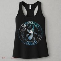 Mermaid Birthday Squad Party Matching Family Mermaid Lovers Gift Women's Tank Top thumb 3