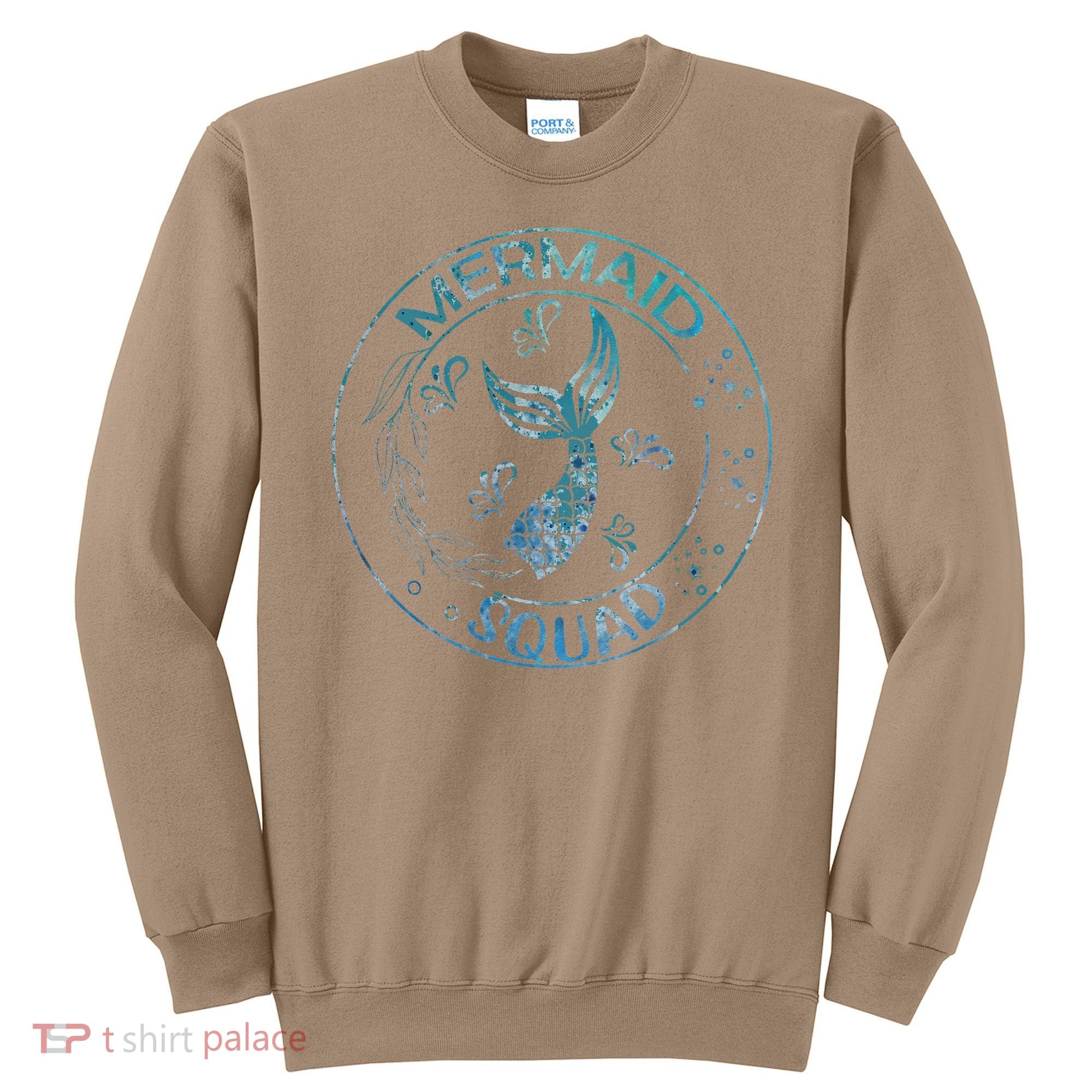 Mermaid Birthday Squad Party Matching Family Mermaid Lovers Gift Sweatshirt