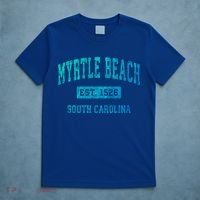 Myrtle Beach South Carolina Sc Vintage Established Sports Gift T-Shirt thumb 5