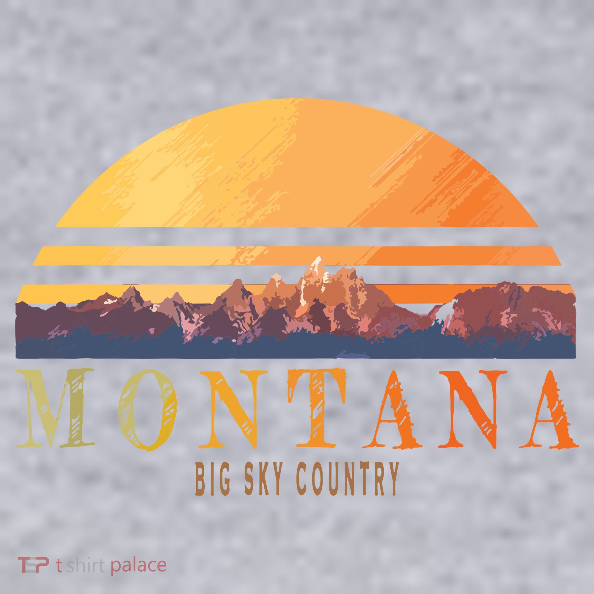 Montana Big Sky Country Women's Racerback Cropped Tank