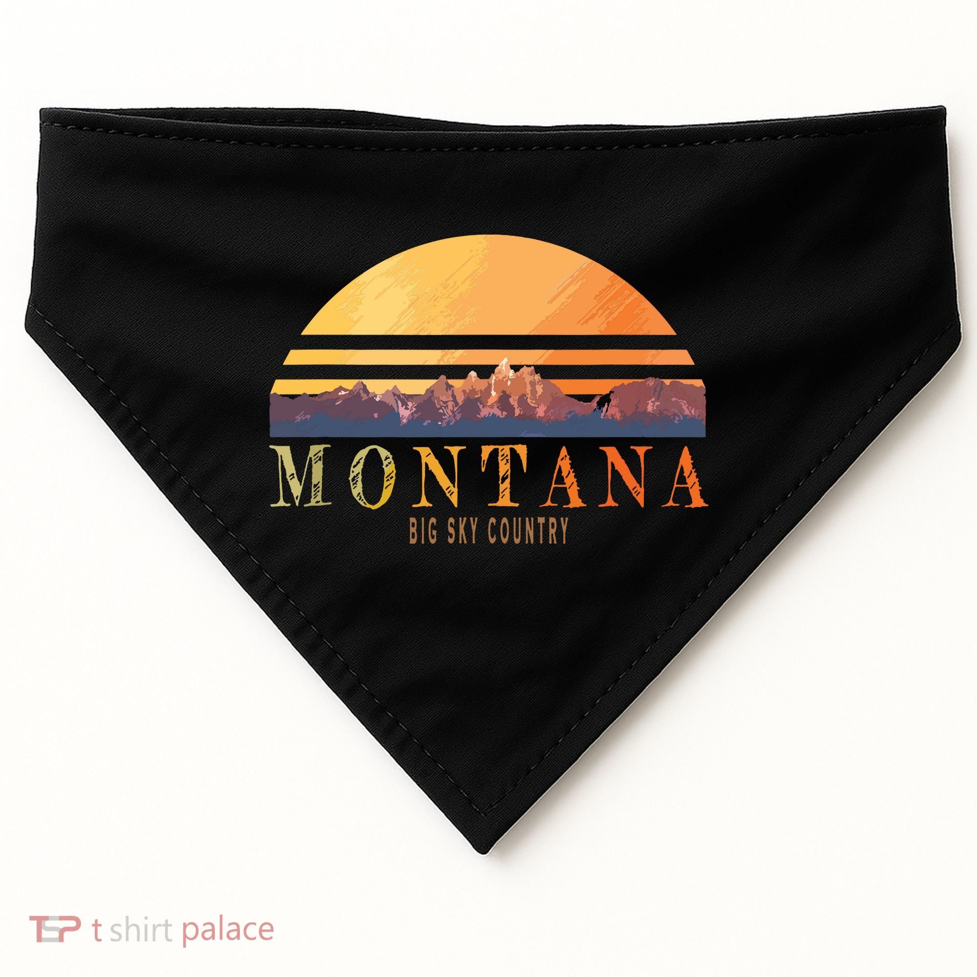 Montana Big Sky Country USA-Made Doggie Bandana