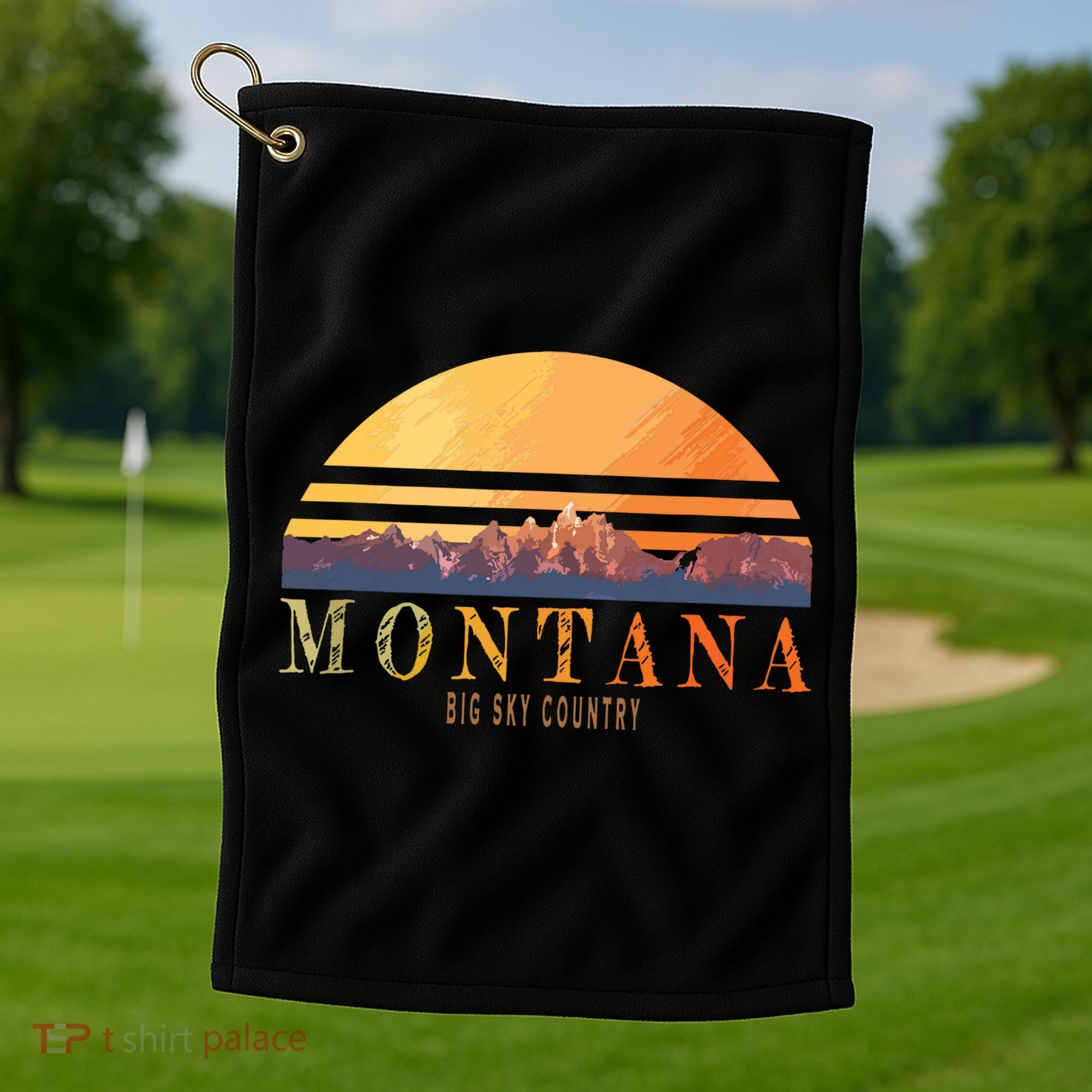 Montana Big Sky Country Golf Towel