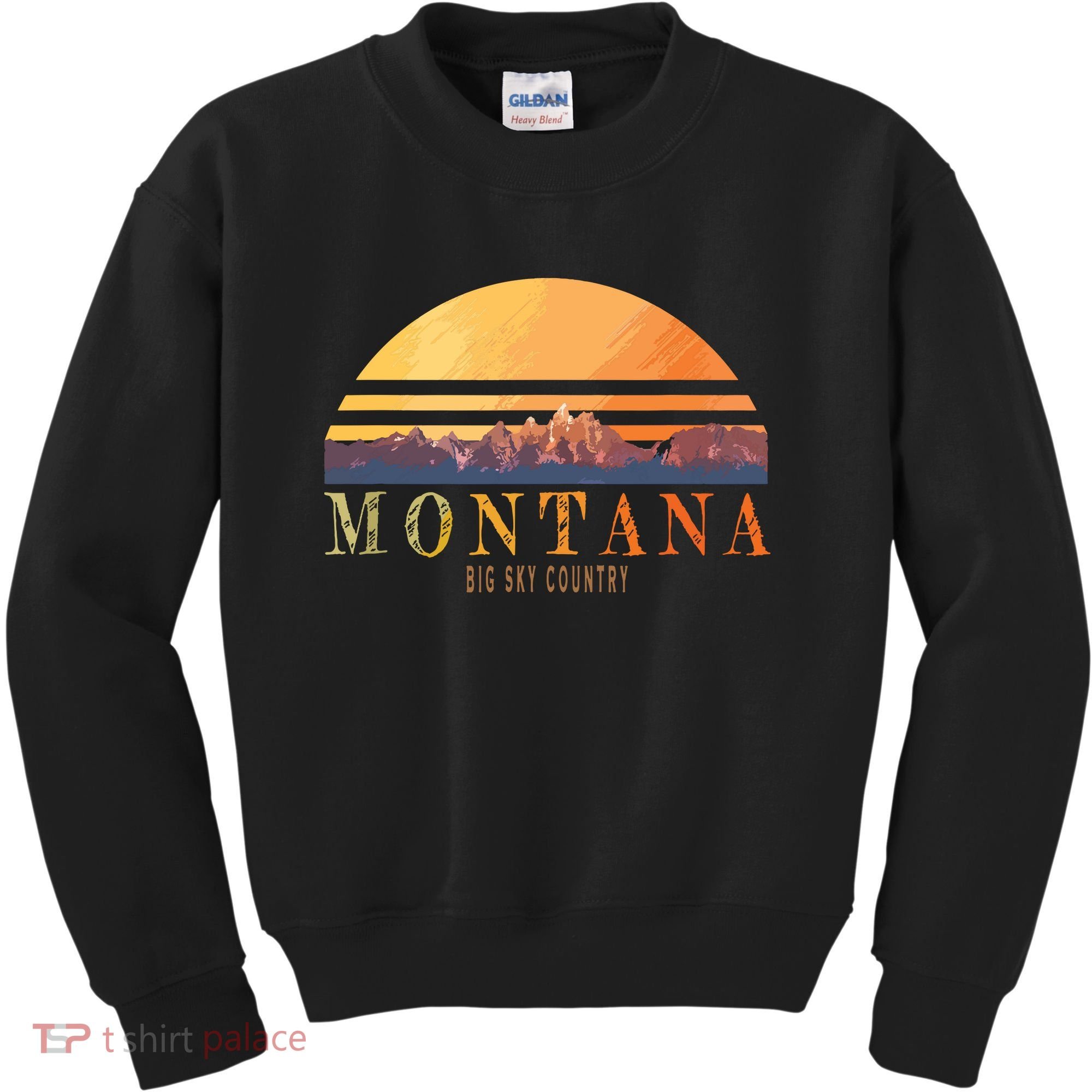 Montana Big Sky Country Kids Sweatshirt