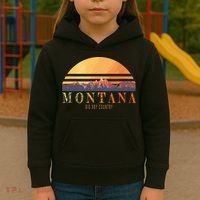 Montana Big Sky Country Kids Hoodie thumb 3