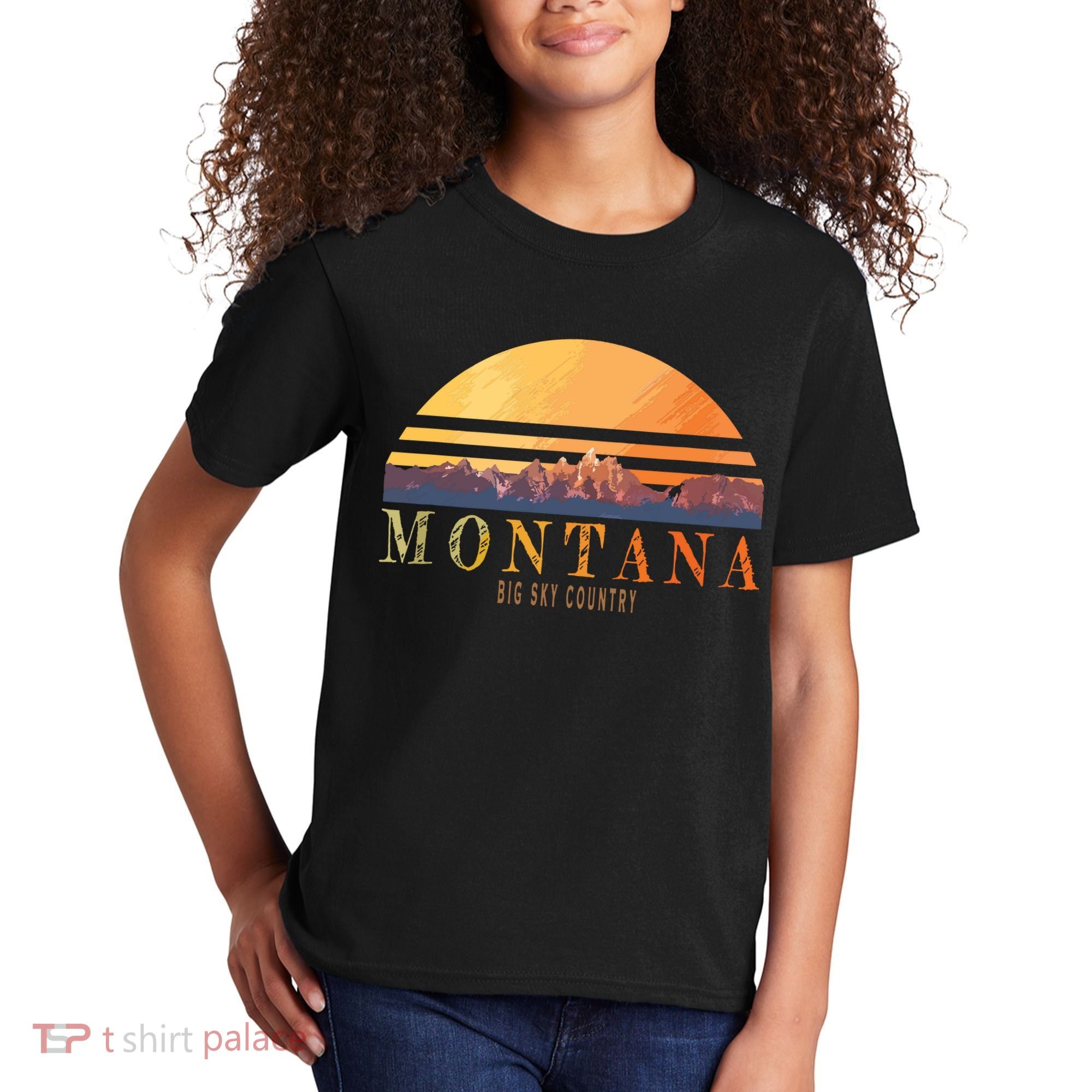 Montana Big Sky Country Kids T-Shirt