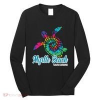 Myrtle Beach Souvenirs Tie Dye Save Sea Turtle S Carolina Long Sleeve Shirt thumb 0