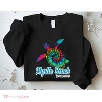 Myrtle Beach Souvenirs Tie Dye Save Sea Turtle S Carolina Sweatshirt thumb 2