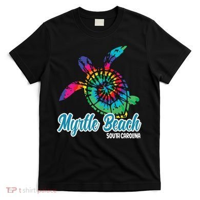 Myrtle Beach Souvenirs Tie Dye Save Sea Turtle S Carolina T-Shirt