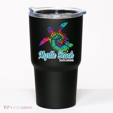 Myrtle Beach Souvenirs Tie Dye Save Sea Turtle S Carolina Tumbler