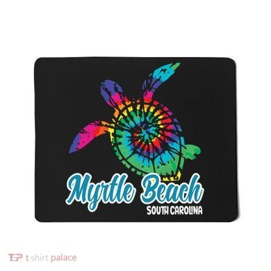 Myrtle Beach Souvenirs Tie Dye Save Sea Turtle S Carolina Mousepad