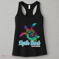 Myrtle Beach Souvenirs Tie Dye Save Sea Turtle S Carolina Women's Tank Top thumb 3