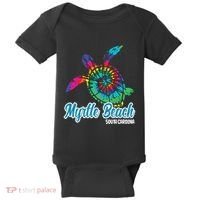 Myrtle Beach Souvenirs Tie Dye Save Sea Turtle S Carolina Baby Bodysuit thumb 0