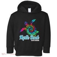 Myrtle Beach Souvenirs Tie Dye Save Sea Turtle S Carolina Toddler Hoodie thumb 0