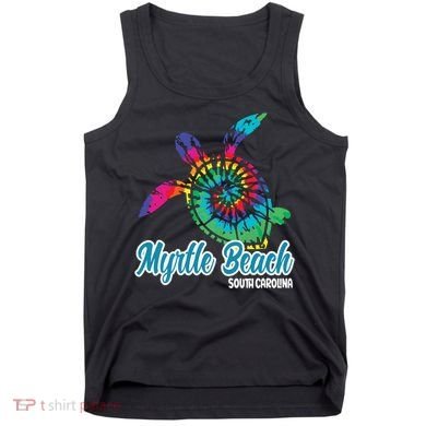 Myrtle Beach Souvenirs Tie Dye Save Sea Turtle S Carolina Tank Top
