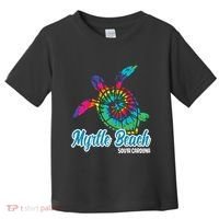 Myrtle Beach Souvenirs Tie Dye Save Sea Turtle S Carolina Toddler T-Shirt thumb 0