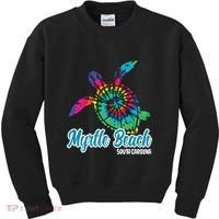 Myrtle Beach Souvenirs Tie Dye Save Sea Turtle S Carolina Kids Sweatshirt thumb 0