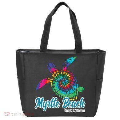 Myrtle Beach Souvenirs Tie Dye Save Sea Turtle S Carolina Tote Bag