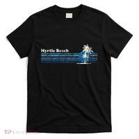 Myrtle Beach Sc Vintage 80s Palm Trees Sunset T-Shirt thumb 0