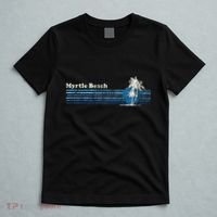 Myrtle Beach Sc Vintage 80s Palm Trees Sunset T-Shirt thumb 5