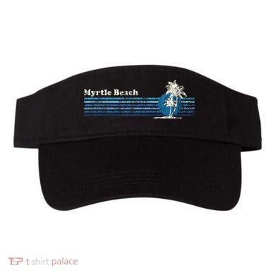 Myrtle Beach Sc Vintage 80s Palm Trees Sunset Visor