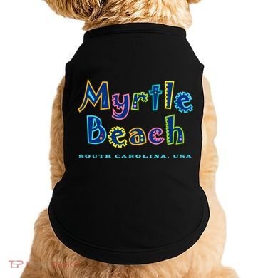Myrtle Beach South Carolina Souvenir Cool Gift Doggie Tank