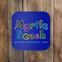 Myrtle Beach South Carolina Souvenir Cool Gift Coaster thumb 0