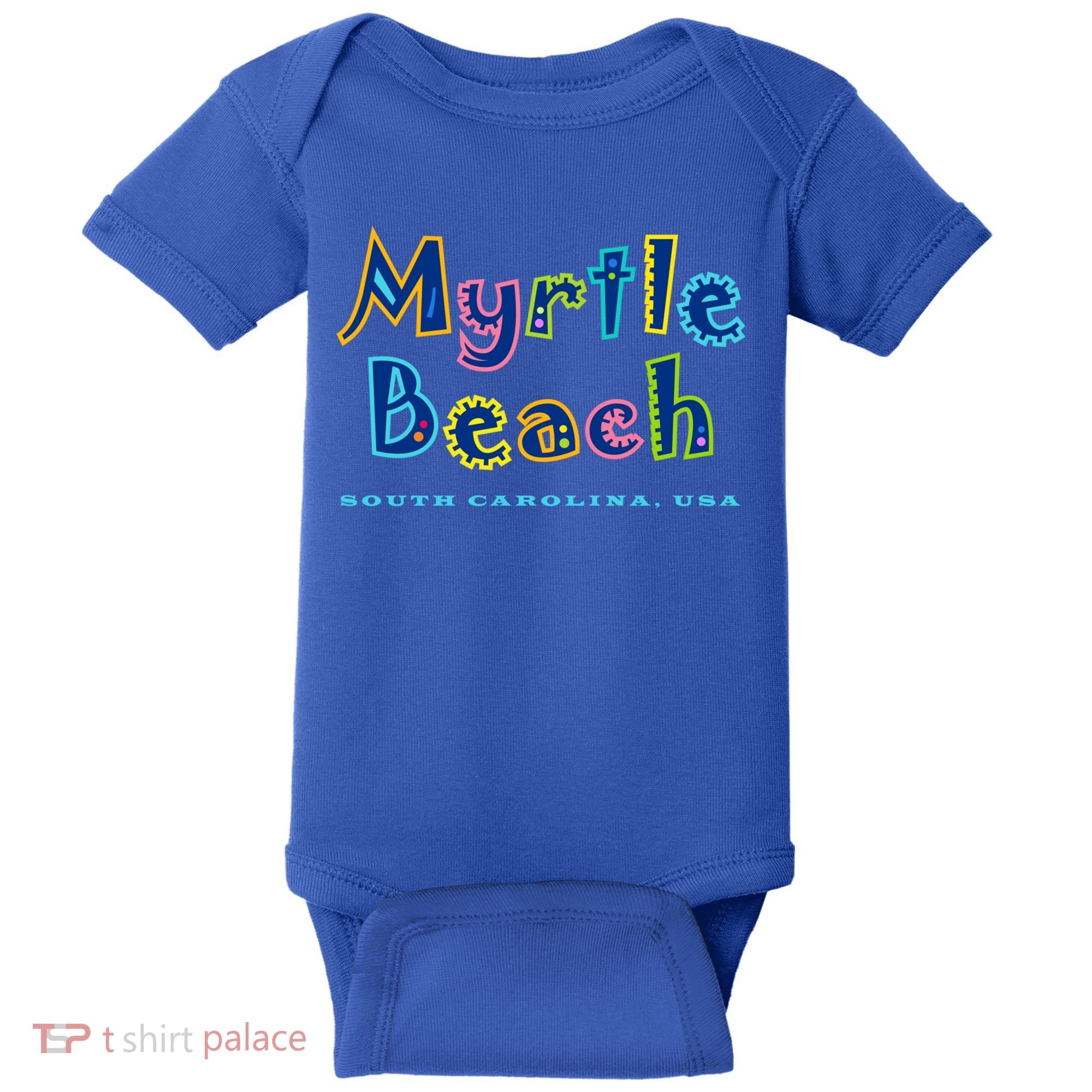Myrtle Beach South Carolina Souvenir Cool Gift Baby Bodysuit