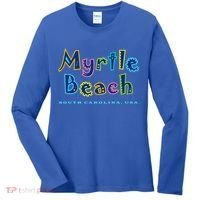 Myrtle Beach South Carolina Souvenir Cool Gift Women's Long Sleeve Shirt thumb 0