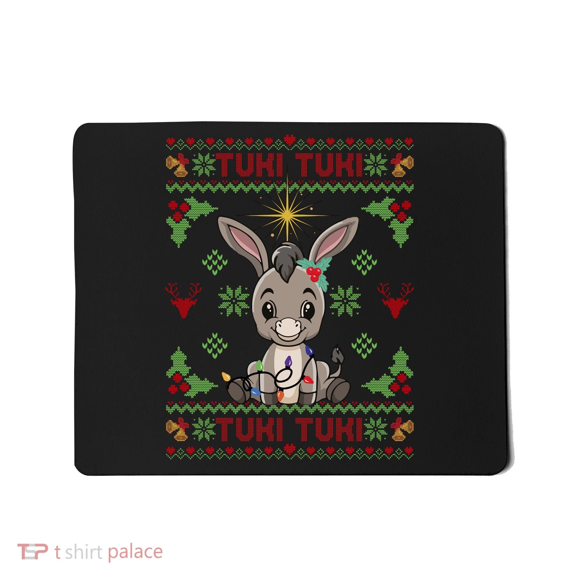 Mi Burrito Sabanero Mexican Funny Tuki Tuki Donkey Ugly Xmas Mousepad