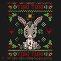 Mi Burrito Sabanero Mexican Funny Tuki Tuki Donkey Ugly Xmas Mousepad thumb 1