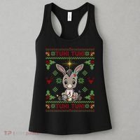 Mi Burrito Sabanero Mexican Funny Tuki Tuki Donkey Ugly Xmas Women's Tank Top thumb 3